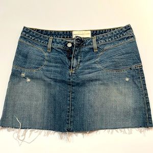 Denim Jean Mini Skirt